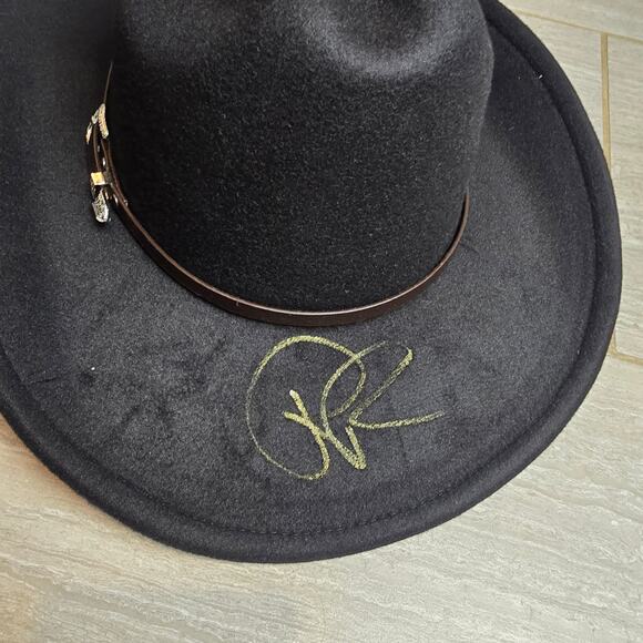 Falling in Reverse SIGNED Ronnie Radke Auto’d Cowboy Hat Official Merch Rare - Picture 3 of 6